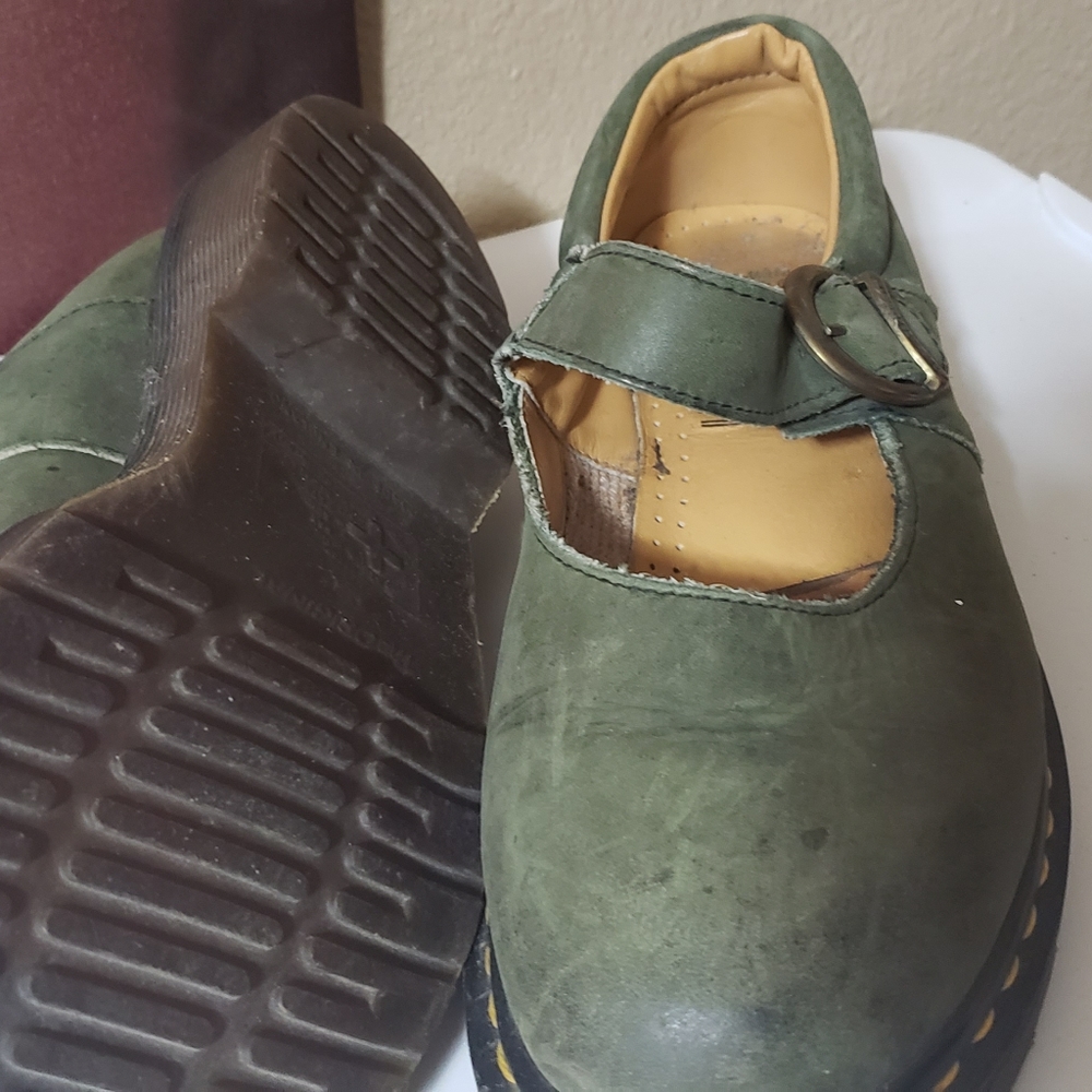 Doc Martens Green Mary Jane